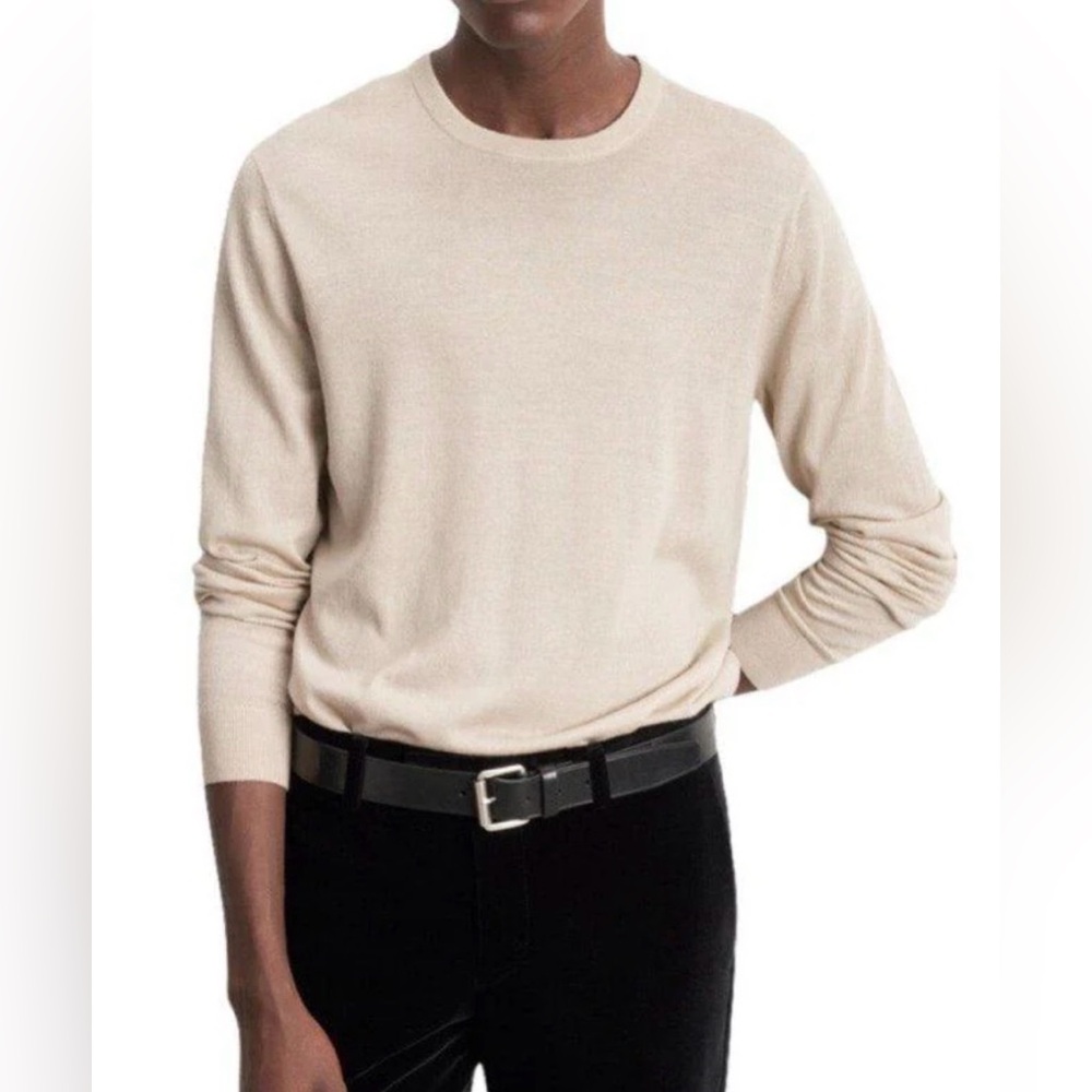 TIGER OF SWEDEN Nichols Pullover Wool light knit top camel office street US M